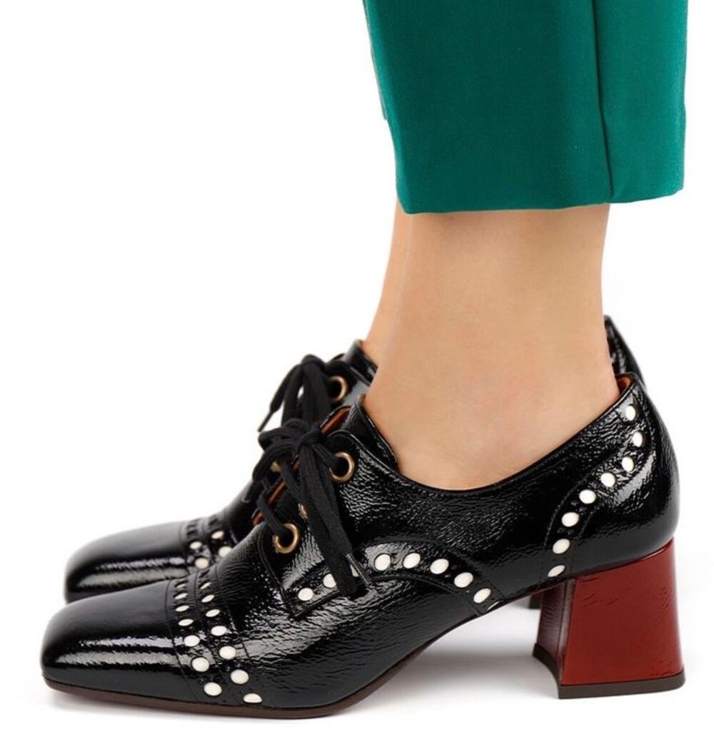 NWOT CHIE MIHARA LACE UP OXFORDS; SIZE 37 OR US 6.5-7